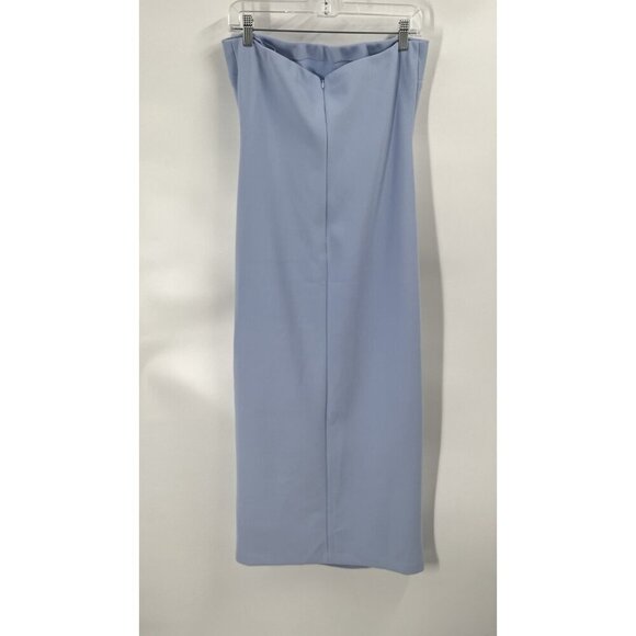 Bec + Bridge Light Blue Karina Strapless Maxi Dress Ruched Sz US 12 NWT - Picture 6 of 7